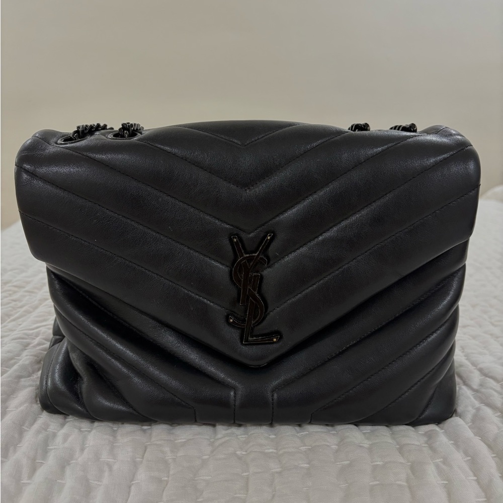 Yves Saint Laurent Loulou Medium Shoulder Bag in Quilted Leather